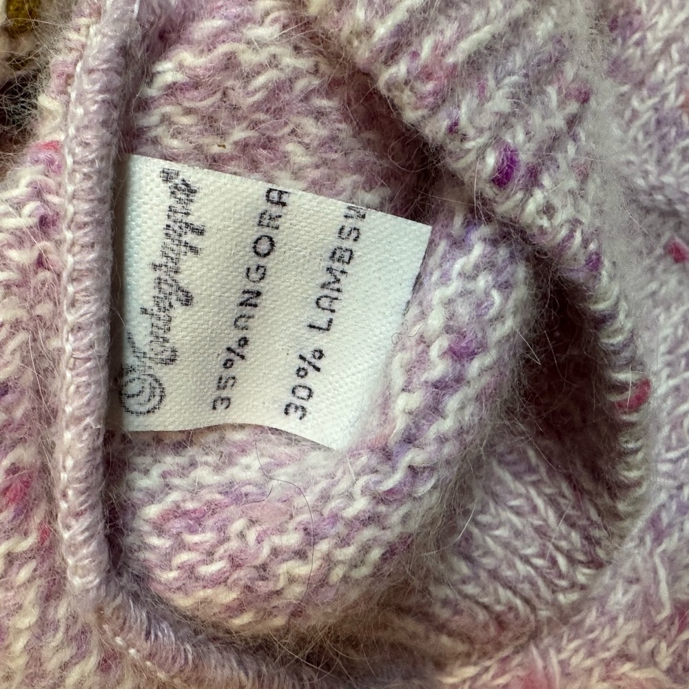 Brand New Angora & Wool Sweater with Embroidery - Picture 7 of 15